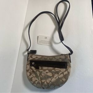 Coach Signature Jaquard Crossbody Purse